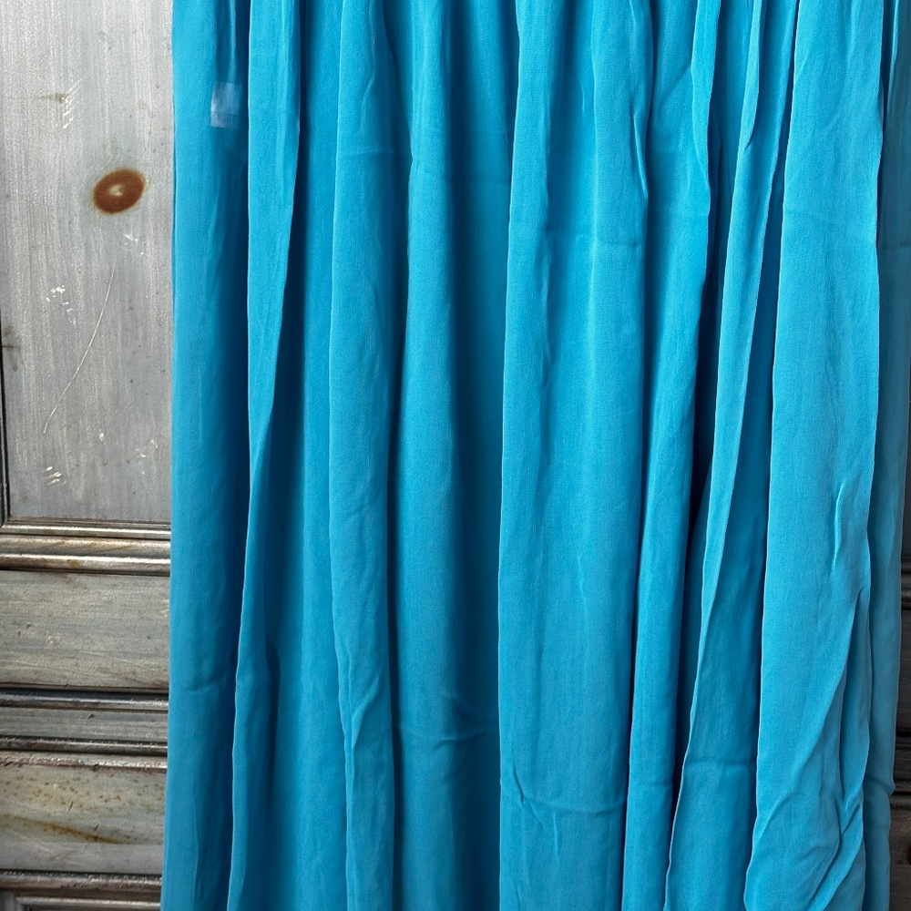 Doen Heirloom Danyala Dress in Blue Gratto Size L NWT - Picture 15 of 16